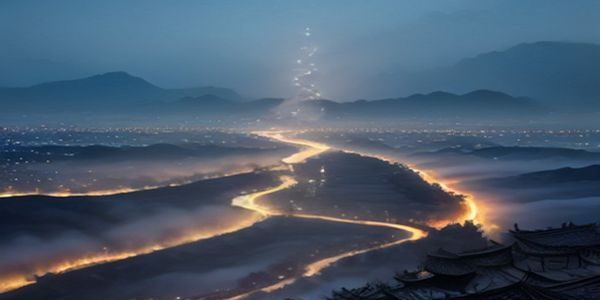 韩国犯罪电影《追击者》紧张追逐场景，昏黄路灯下侦探与嫌犯在狭窄巷道中对峙，画面张力十足充满压迫感